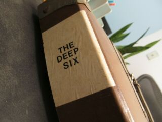 Vintage 1958 THE DEEP SIX Film Movie COLOR 16mm 3 REEL Set w/ carrying case RARE 3