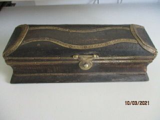 Vintage Chinese Feng Shui Good Fortune Coffin Container