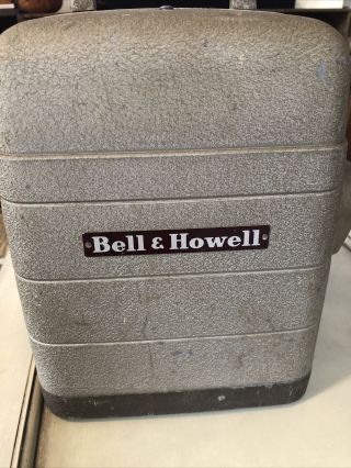 Bell & Howell Model 253ax 8mm Film Projector With Reel & Lamp