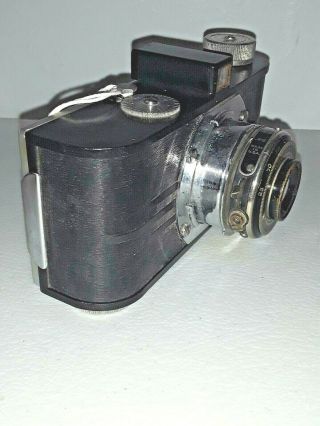 1936 Bakelite Argus A 35mm Film Camera W/ 50mm F4.  5 Anastigmat Lens