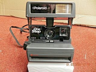 Polaroid One - Step 600 Flash Instant Camera With Film,  Strap And Case