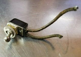 Vintage Carling Ball & Bat Toggle Switch,  Revere Model 85 8mm Movie Projector