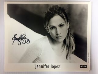 Jennifer Lopez / Jlo / J.  Lo Rare Official 8x10 Press Kit Photo Autographed