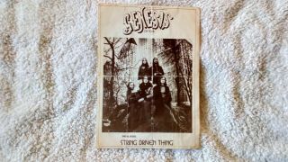 Genesis On Tour Programme Circa 1973? Special Guests String Driven Thing [rare]