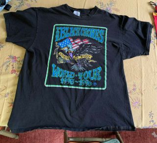 1995 The Black Crowes Amorica World Tour Concert T - Shirt Xl Alan Forbes Art Orig