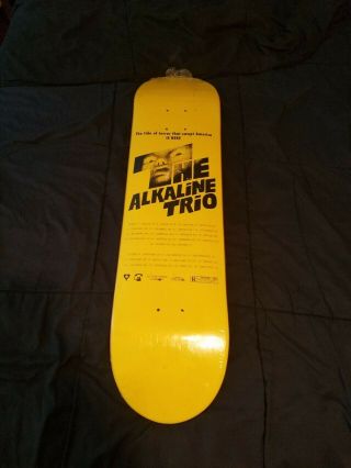 Alkaline Trio Skate Deck.  Collector 