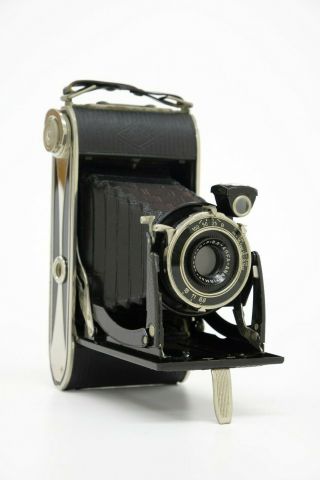 Agfa Billy Record Folding Vintage Film Camera With Anastigmat Jgestar F:8.  8 Lens