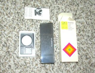 Vintage Polaroid 121a Close Up Lens Flash Diffuser Unit Camera Sx - 70 W/ Box
