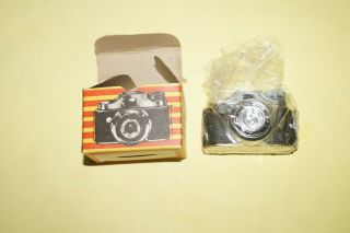 Vintage Crystar Miniature Mini Spy Camera W Box Made In Japan Un W Film