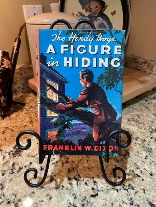 Vintage 1937 Book,  The Hardy Boys A Figure In Hiding By Franklin Dixon