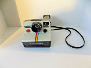Vintage Polaroid Land Camera Sx - 70 One Step Rainbow Stripe