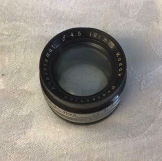 Vintage Kodak Projection Anastigmat F;4.  5 161mm Lens