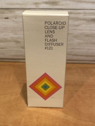 Polaroid Close Up Lens & Flash Diffuser 121a For Sx - 70 Land Camera Nos
