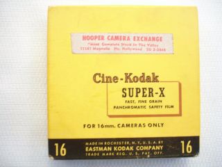 Vintage Cine - Kodak - X 16mm Film 100’ Roll Exp 8/56