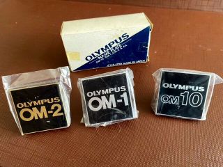 Olympus Camera Om1 Om2 Om10 Store Display Nameplate For Collector