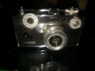 Argus C3 35mm Camera F=3.  5 50mm Cintar Lens Vintage