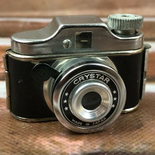 Vintage Crystar Miniature Mini Spy Camera Made In Japan