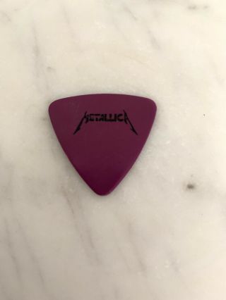 Metallica Jason Newsted Purple Bass Guitar Pick - ‘88 - ‘89 Justice Tour