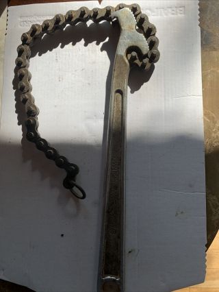 Vintage Diamond Cw 12 Chain Wrench