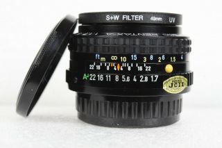 - Pentax 50mm/f1:1.  7 Smc - A Lens For Pentax K Mount Camera