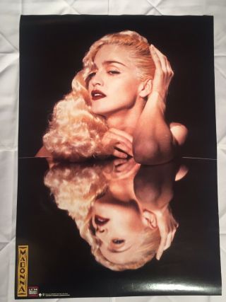 Madonna I’m Breathless Album Vogue Rare B2 Promo Poster Japanese Warner - Pioneer