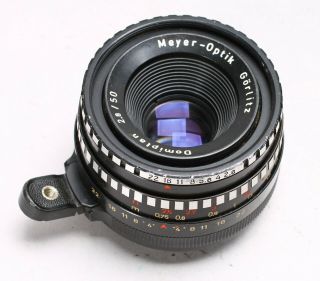 Meyer - Optik Gorlitz Domiplan 50mm F/2.  8 Prime Standard Lens For Exakta 238699