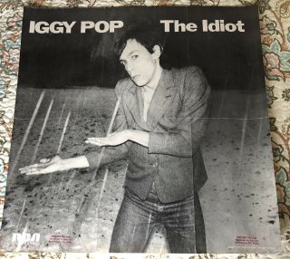 Iggy Pop - 1977 Rca Records “the Idiot” Promo Poster - Rare