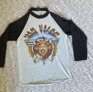 Van Halen 1982 Live Tour Shirt Baseball T Shirt