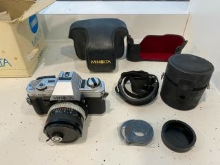 Minolta X - 300 With Hoya Hmc Wide - Auto F=35mm 1:2.  8,  35mm Camera Cond.