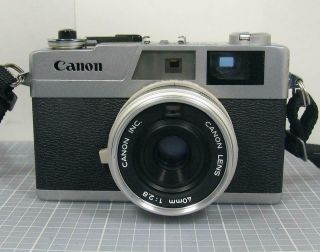 Canon Canonet 28 35mm Rangefinder Film Camera With A 40mm F/2.  8 Lens
