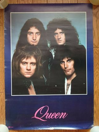 Queen 1970s Japan Warner Pioneer Corp.  Official Promo Poster