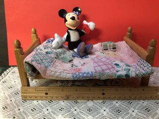 Vintage Strombecker Bed Frame For Ginny Muffie Wendy 8 " Dolls Great Shape