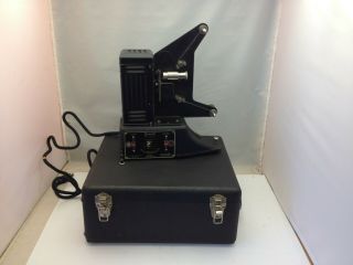 Univex P - 8 Vintage 8 Mm Movie Projector With Reel And Case
