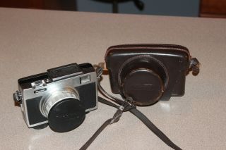 Vintage Ricoh Ricohmatic 126 Camera Rikenon F:2.  8 F=35mm Lens W/case