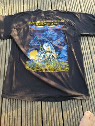 Iron Maiden Somewhere Back In Time Tour Shirt 2008 xl 3
