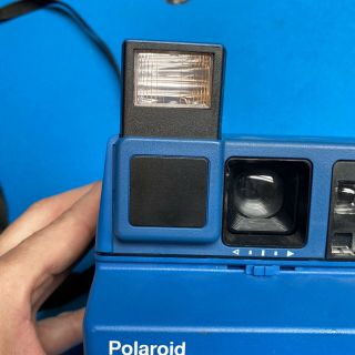 Polaroid 600 Plus Film Impulse AF AutoFocus System Instant Camera Blue 3