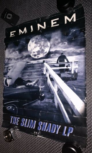Vintage Eminem - The Slim Shady Lp Promo Only Poster 1999 Dr.  Dre 18x23 Rare