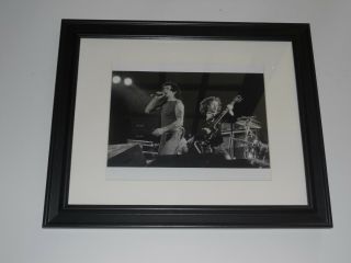 Large Framed Ac/dc Bon Scott,  Angus Young Highway To Hell 