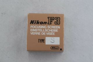 Nikon F3,  F3hp Camera Focusing Screen S