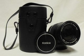 Konica Hexanon Ar F/3.  5 135mm Telephoto Lens Slr Film Camera Dslr Micro 4/3