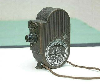 Bell & Howell Filmo Movie Camera Cine 309835 Double Eight Companion Wind Up