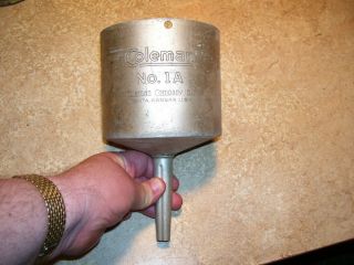 Antique Vintage Coleman No.  1a Lantern Funnel