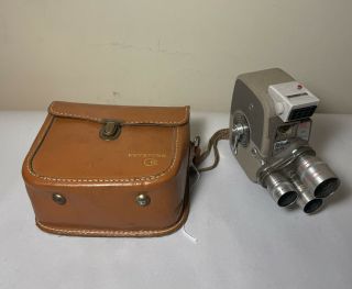 Vintage Keystone 8mm Movie Film Camera K 26 Triple Turret