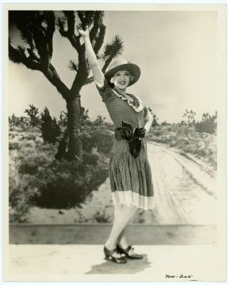 Mack Sennett Darling Phyllis Haver Vintage 1920s Southwestern Glamour Photograph