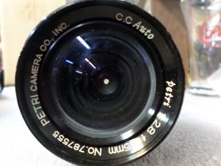 Petri 1:28 F=35mm No 787555 Lens With Case.