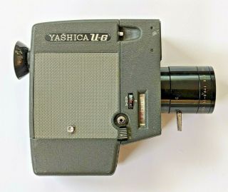 Yashica U - G Umatic - G 1:1.  8 Reflex Zoom Lens Vintage 8mm Movie Camera -