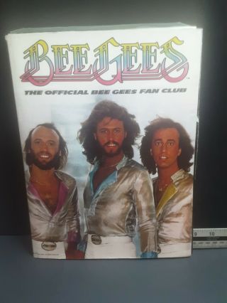 The Bee Gees Official Fan Club Folder,  1979,  29.  5 Cm By 23 Cm,  Poster Certifica