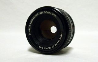 Oem Konica Hexanon Ar F/1.  8 50mm Prime Lens Slr Film Camera Dslr Sony Micro