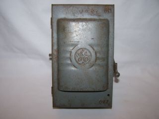 Vintage General Electric 30amp Fuse Box Service Panel / Steampunk