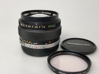 Olympus 50mm F 1.  4 Standard Om Lens